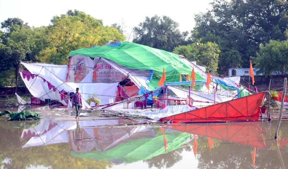  Ramlila swept away in rain