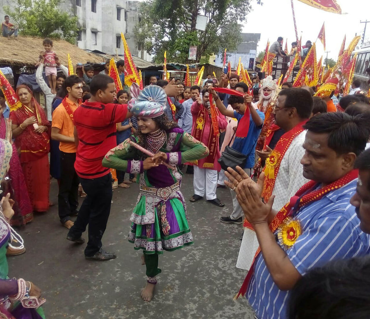  The procession marks removed