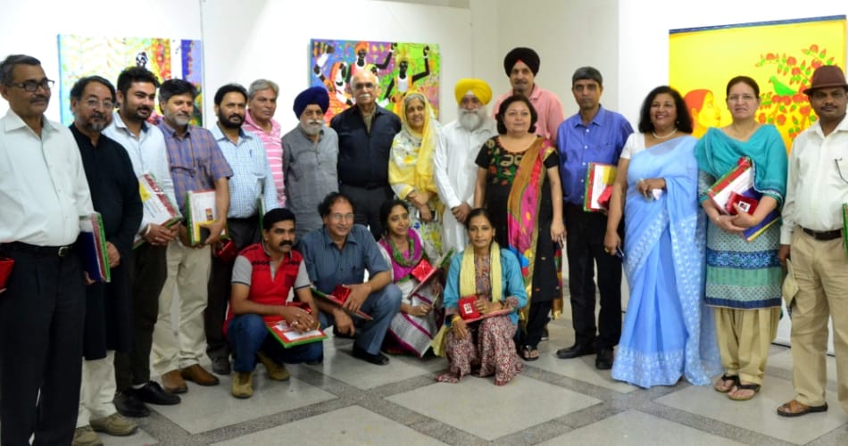 national painters camp, honour ceremony, punjab kala bhawan, chandigarh