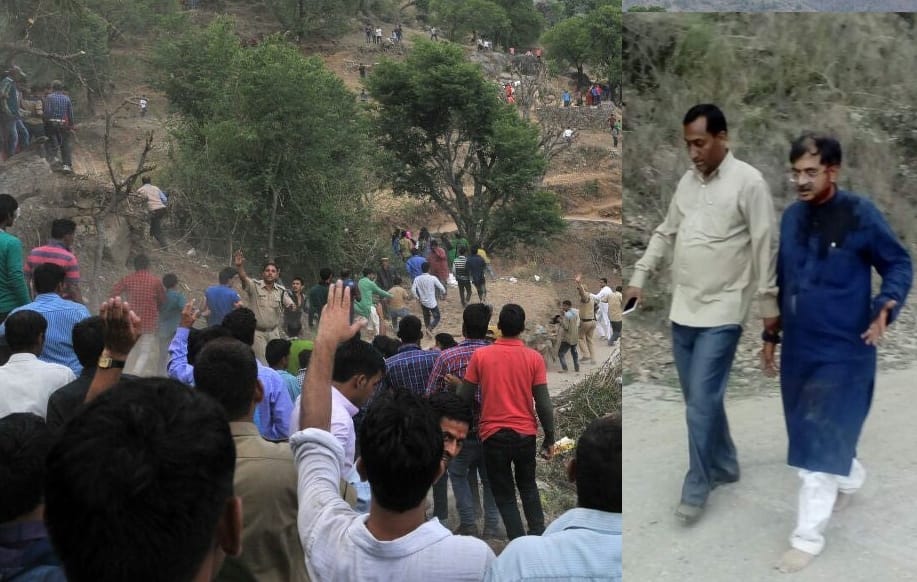 mob attacked on bjp MP tarun vijay, see photos.