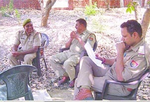 Police deployed in cemetery dispute
