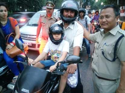 new helmet design approved by bis, will gaurd against any accident