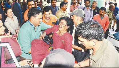 hrtc bus accident injured admitted in igmc hospital