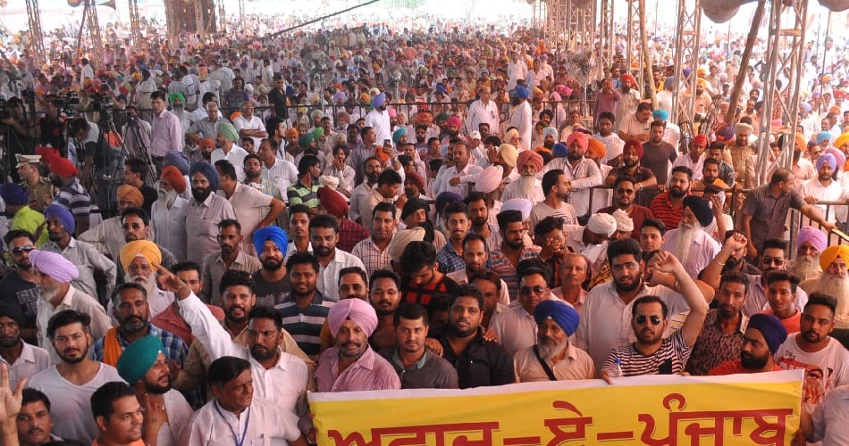 jagmeet brar rally, chapparchiri rally, political rally, punjab assembly election, mohali