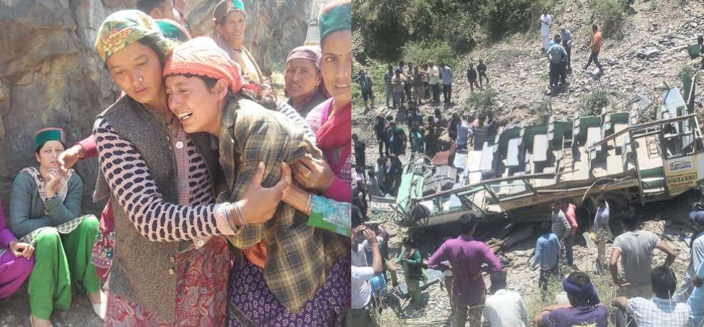 24 died in two accidents in kinnaur and thiog himachal pradesh