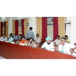 MC Meeting AMBALA, mambers spoke high brive in construction ambala
