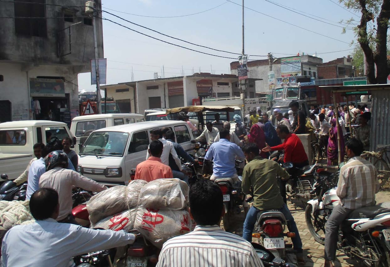 The city suffered for five hours in the jam