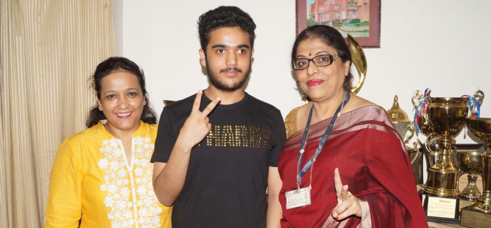  Rakshit get great success in CBSE differently abled category.