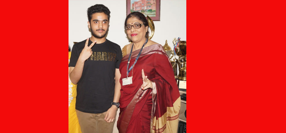  Rakshit get great success in CBSE differently abled category.