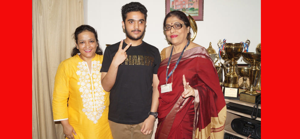  Rakshit get great success in CBSE differently abled category.