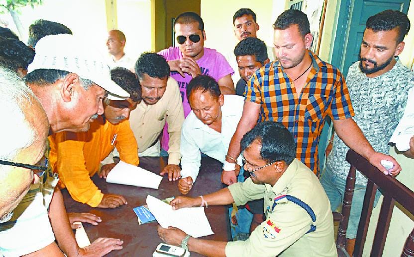 BJP leader's son injured in firing