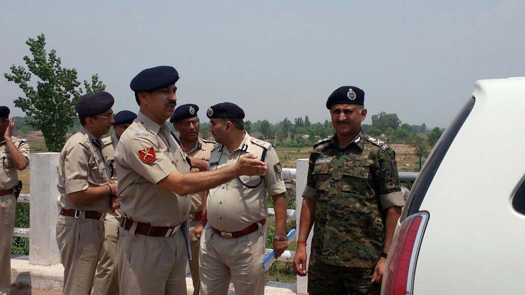 Special DG CRPF visit border area