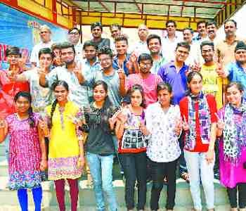Abhishek district top in 12th