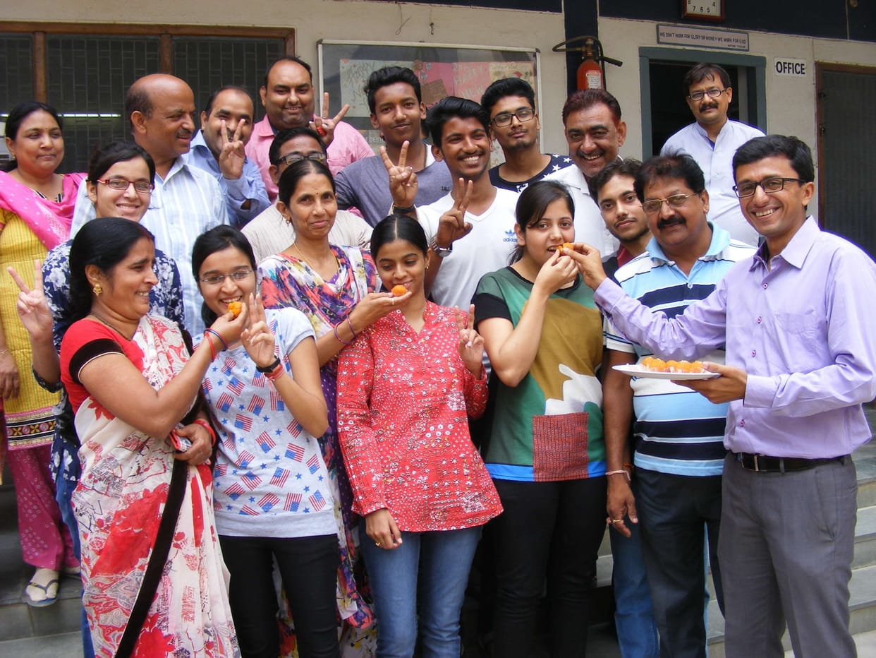 The district topper Shiwalika