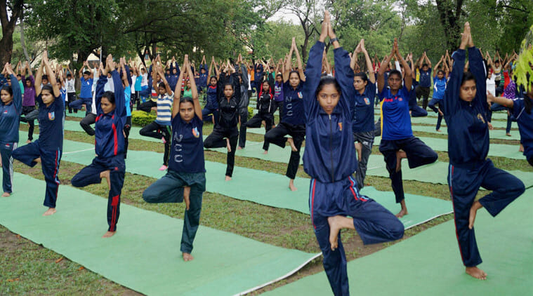 B.Ed., M.Ed. student read Yoga
