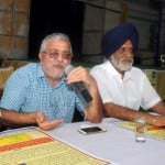 लुधियाना में पत्रकारों को संबोधित करते पटियाला के सांसद डा. धर्मवीर 