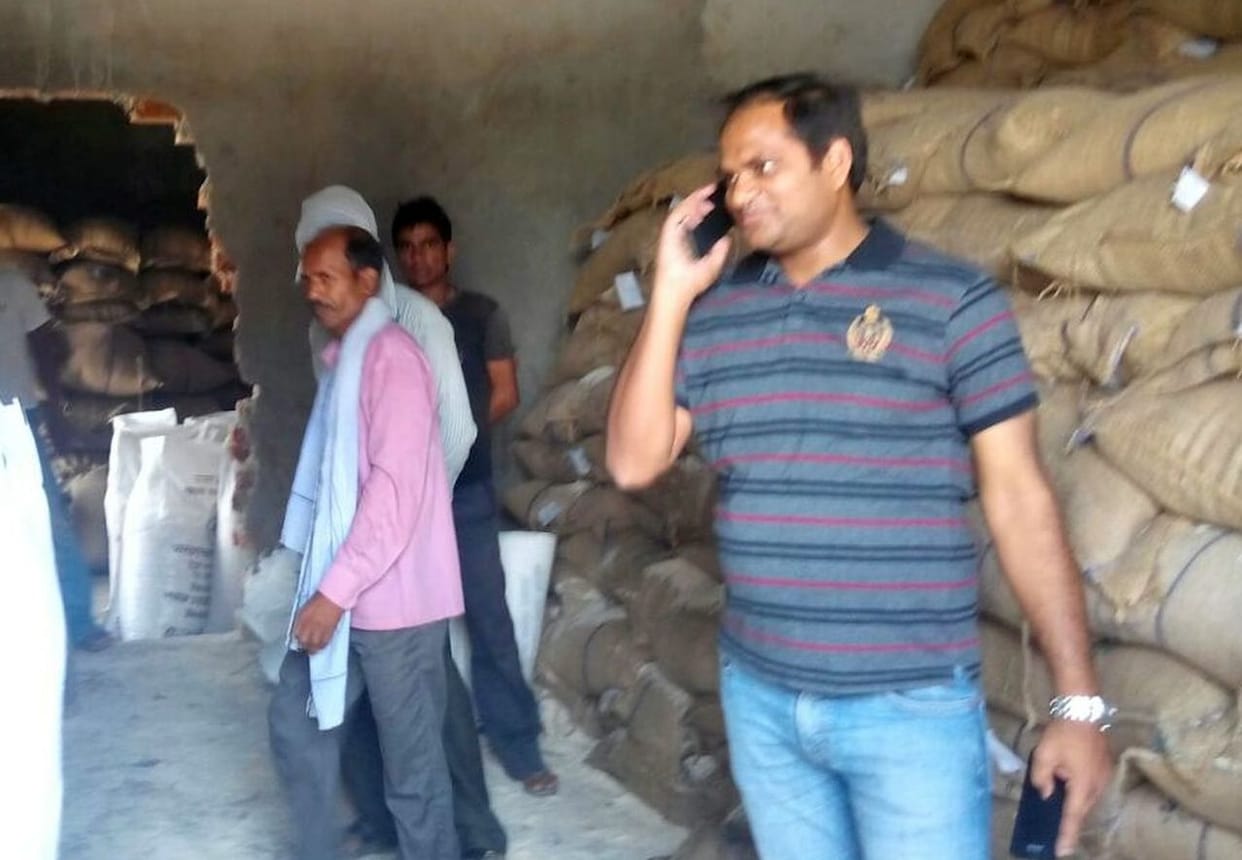 Ration of black market caught, two case