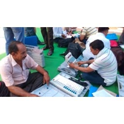 local election poll, team reaced for poll ij jind