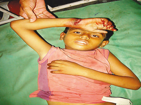Firing in dispute, child injured