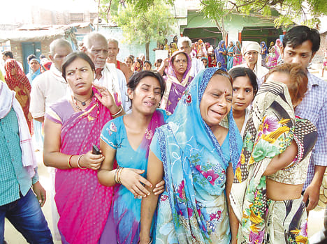father's death due to beten by relatives