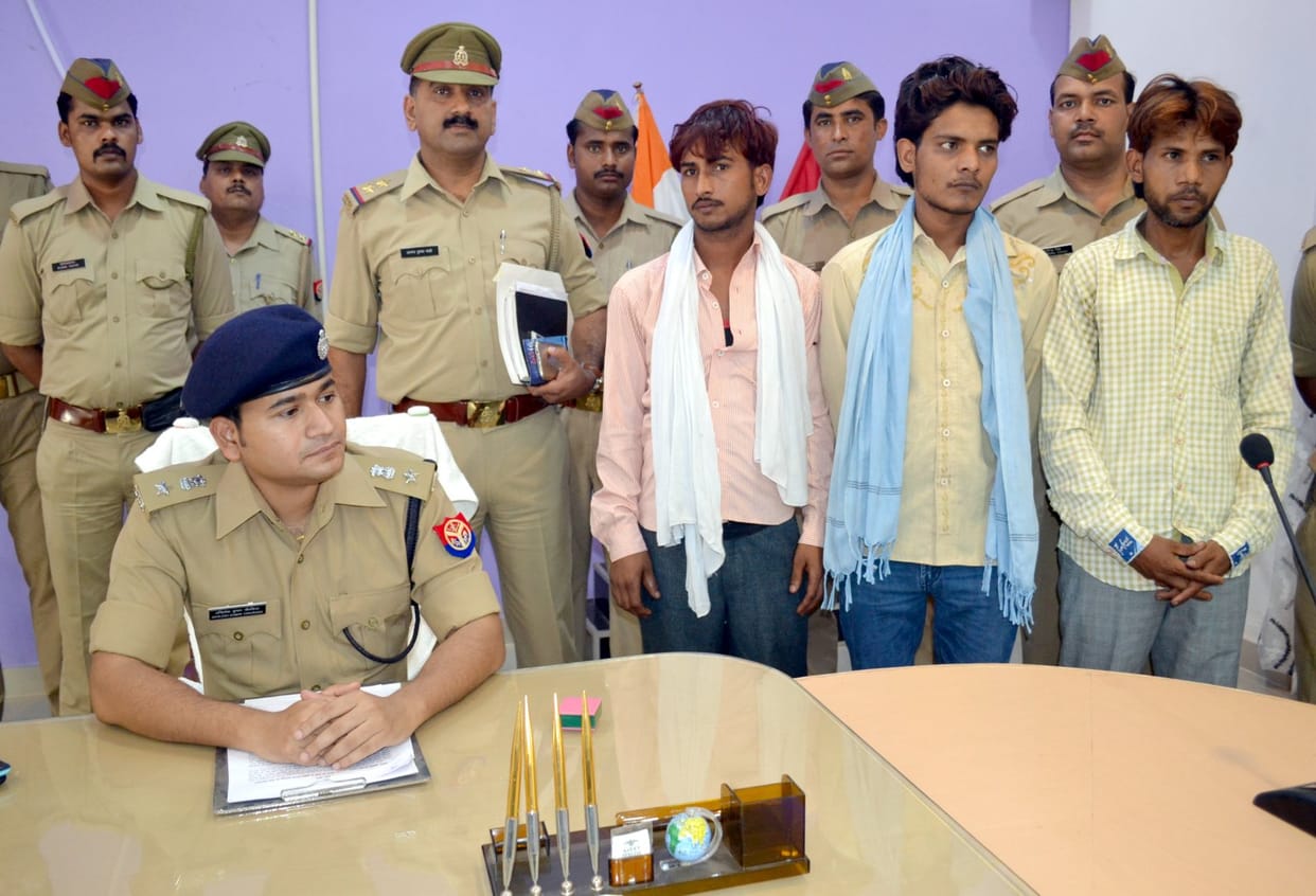 Arrested three gangsters in encounters , two absconding