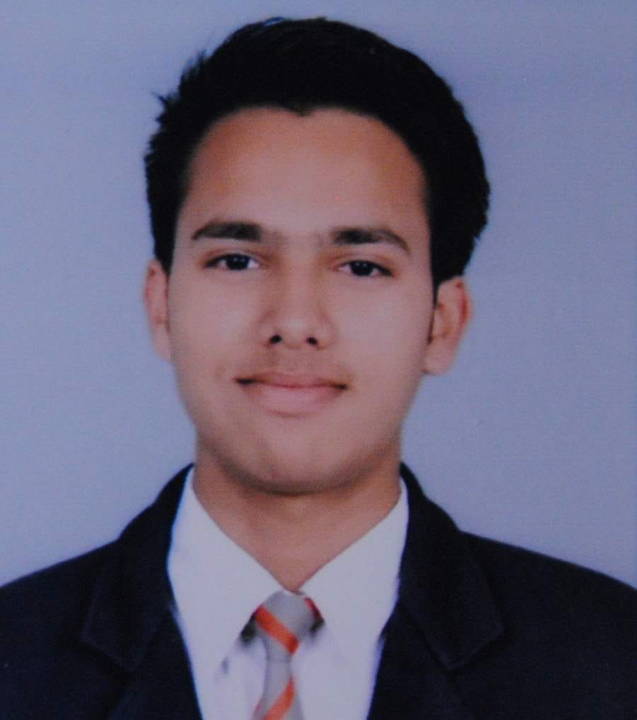 ankit jain became second topper of dehradun in cbse 12th result.