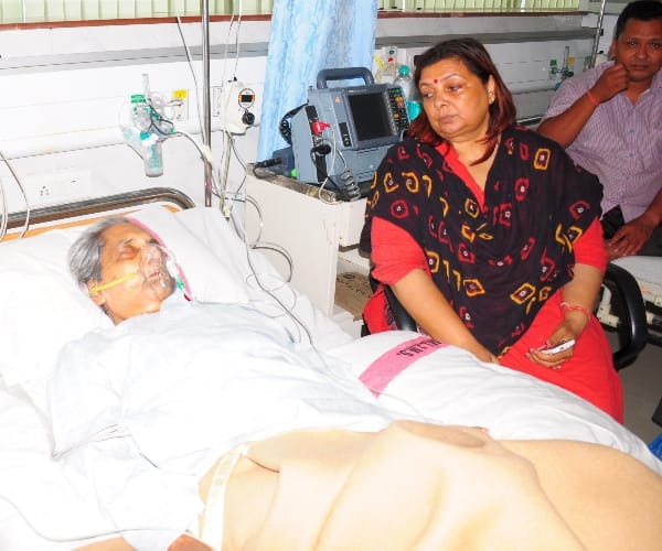 Poet Gopal Das Neeraj hospitalised.