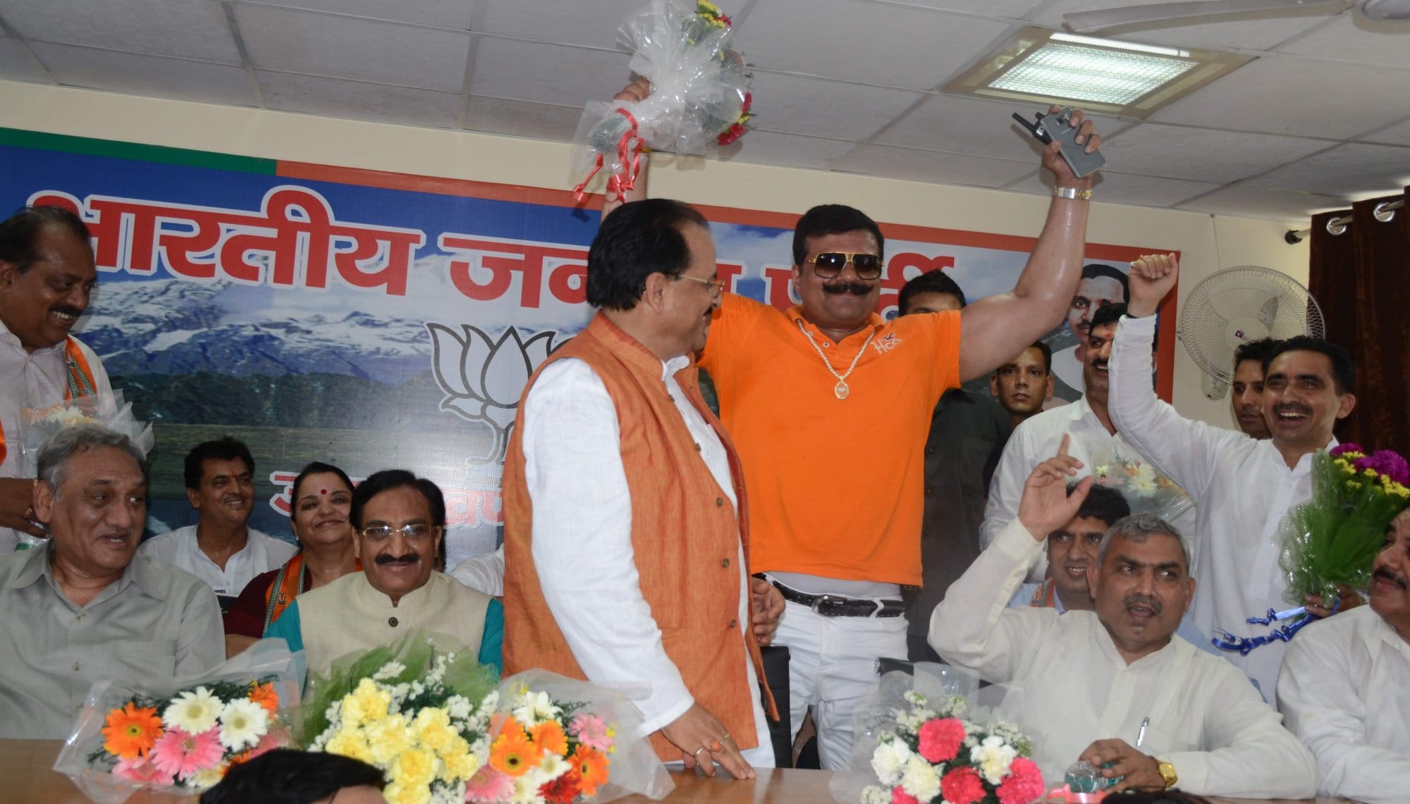 congress rebel first appear in bjp office after joining party.