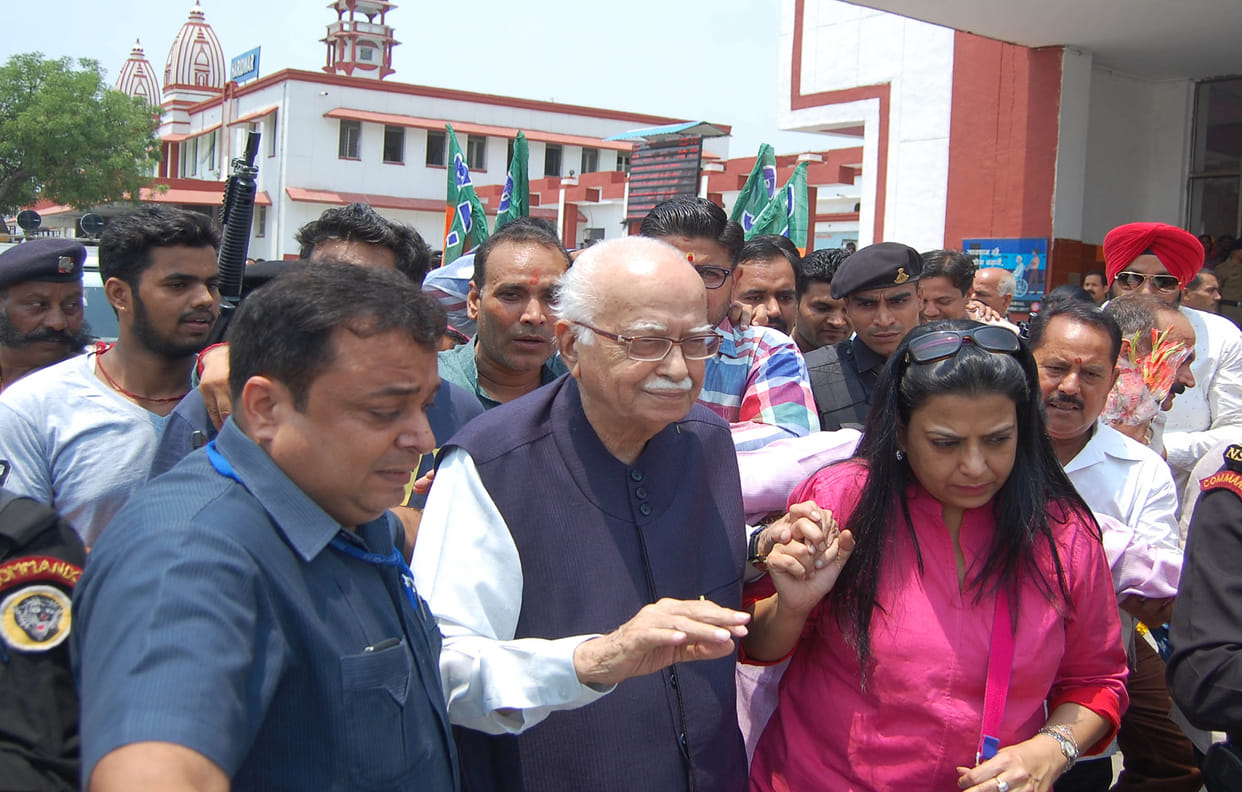 advani says about modi government two year work.