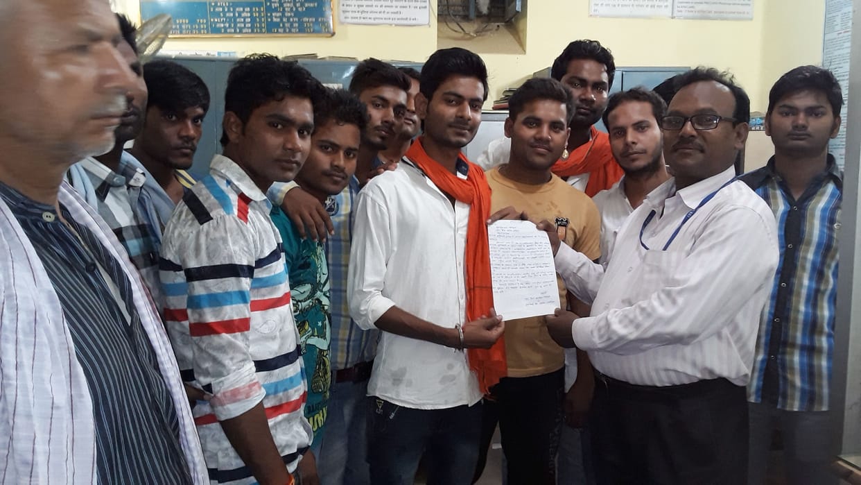 protest on rashan vitran