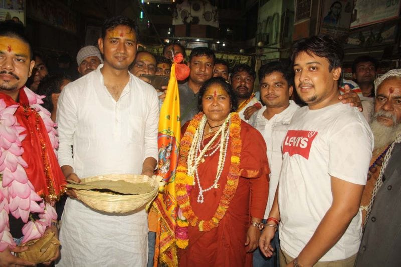 sadhvi niranjna jyoti in vrindavan