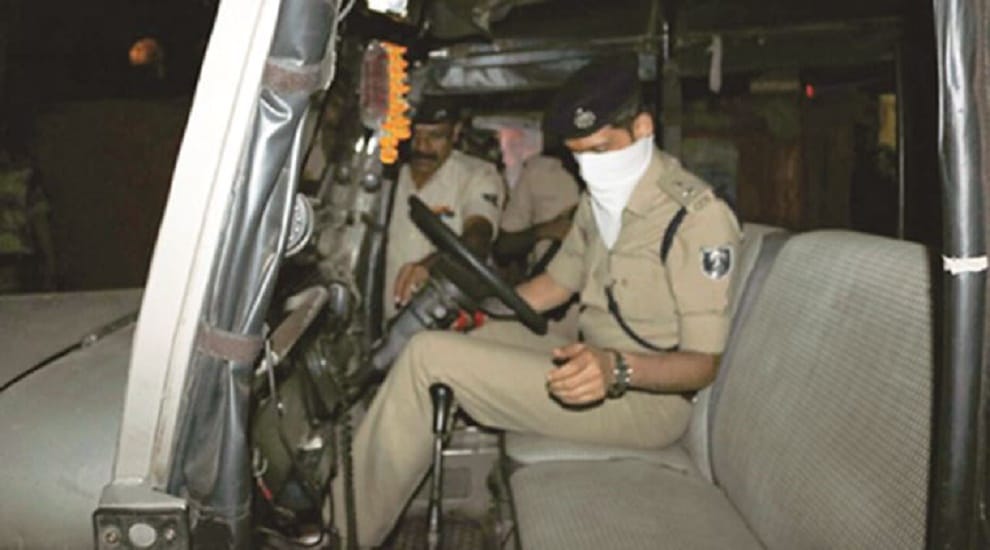 Patna SSP steal police jeep