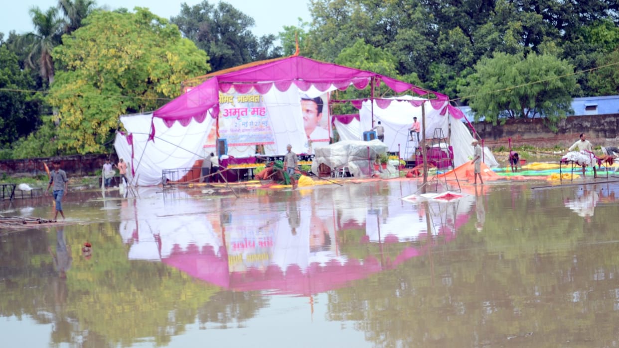 Then came the third day of the pre- monsoon Rain , somewhere somewhere disaster relief