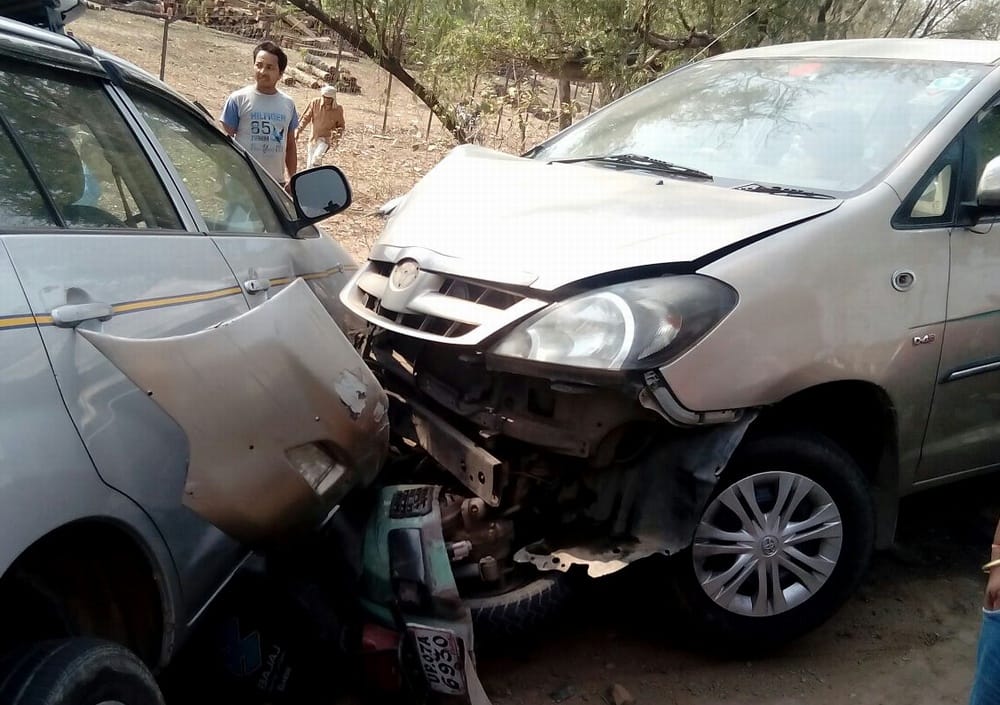 five people injuried in car accident