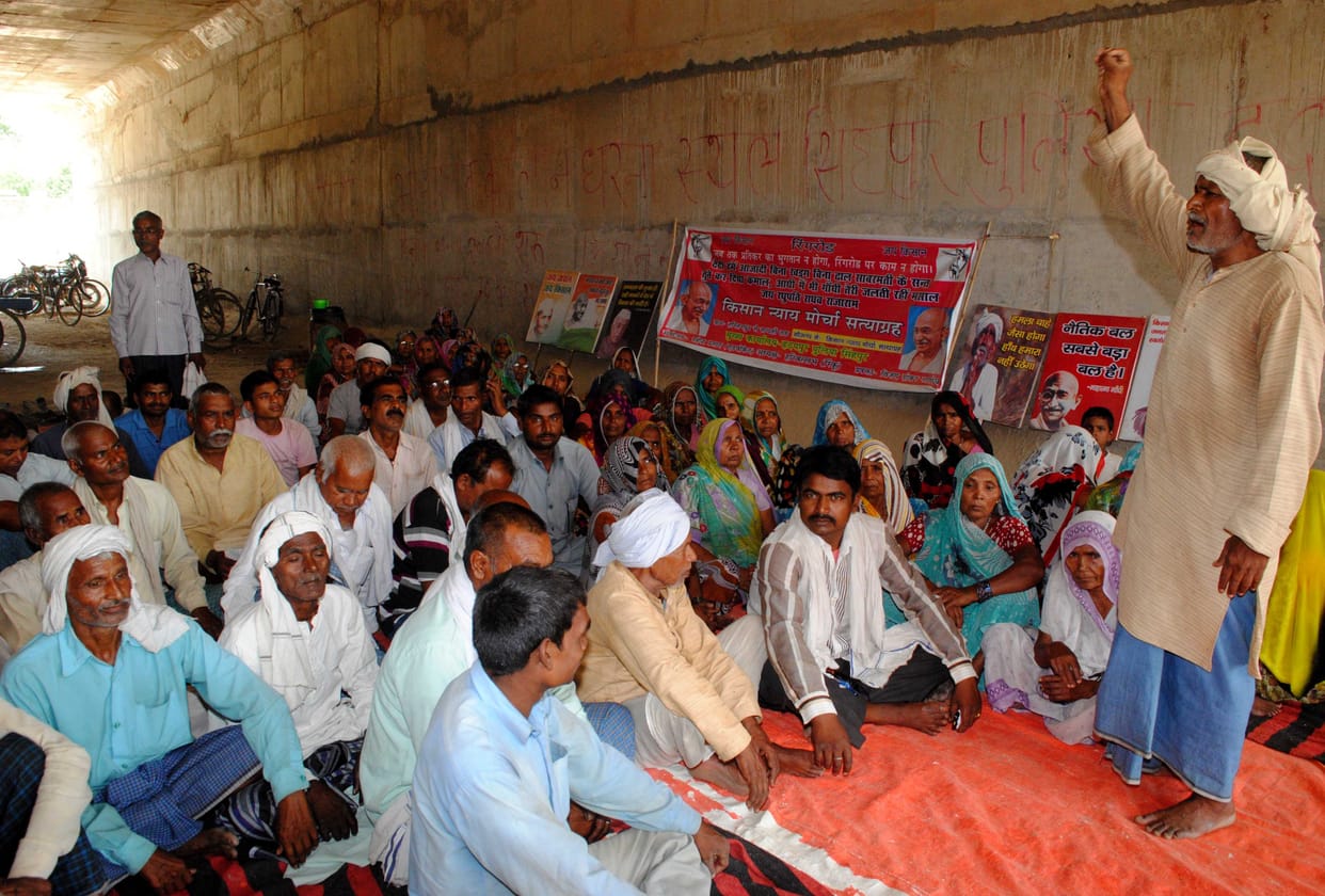 Farmers preparing for mega rally