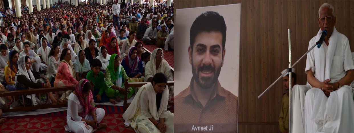 baba hardev singh son in law avneet setya condolences ceramony