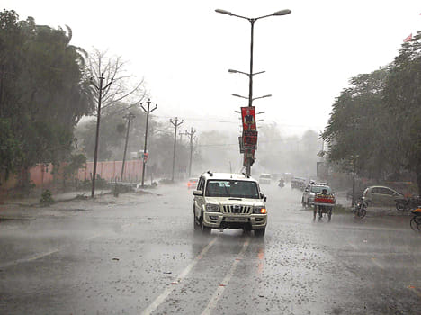 Uri lightning storm brought rain