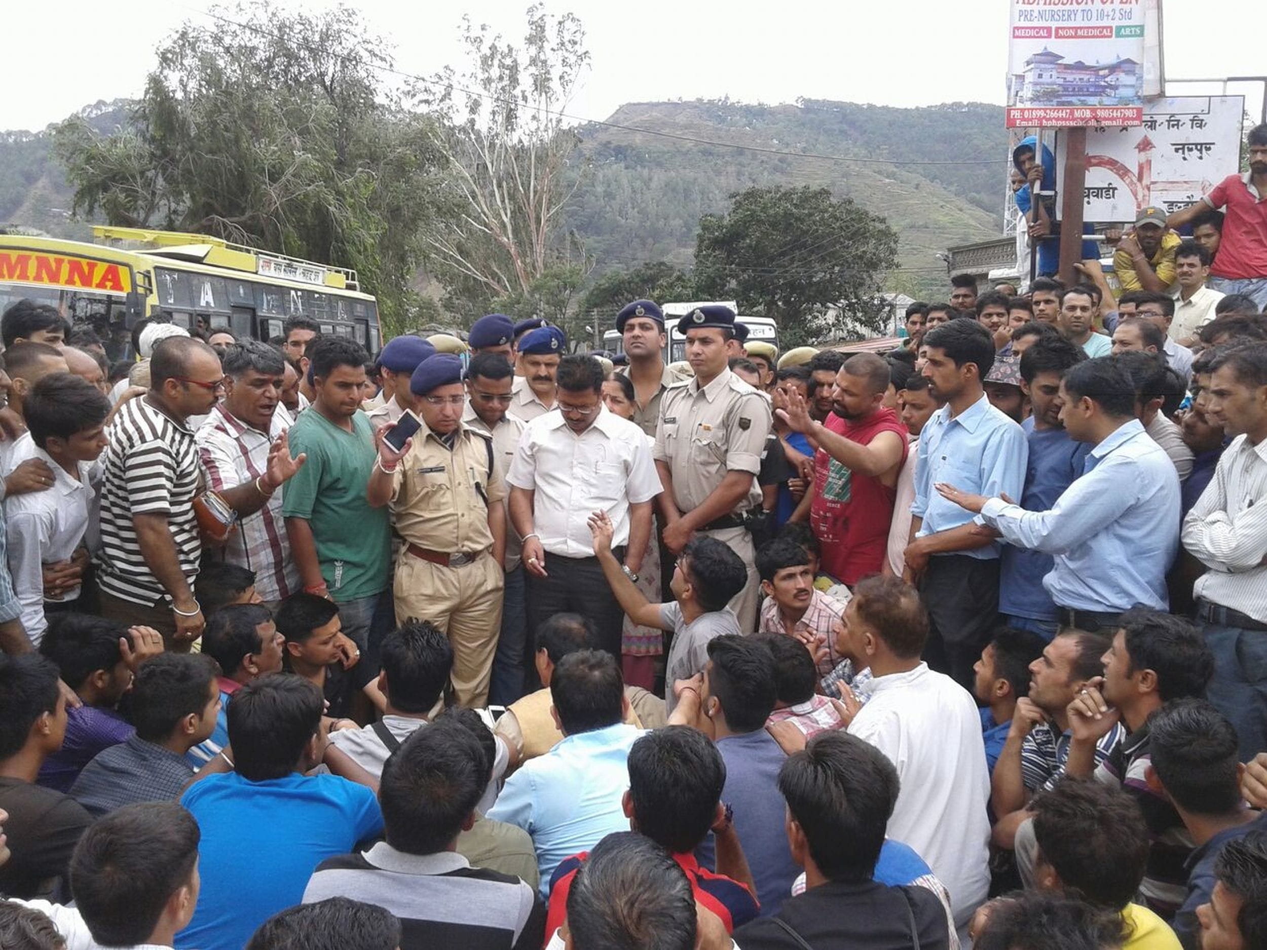 11 years old boy crushed under HRTC bus at chamba.