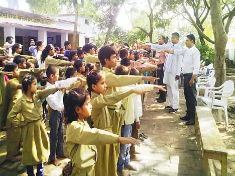 took oath to save water and tree