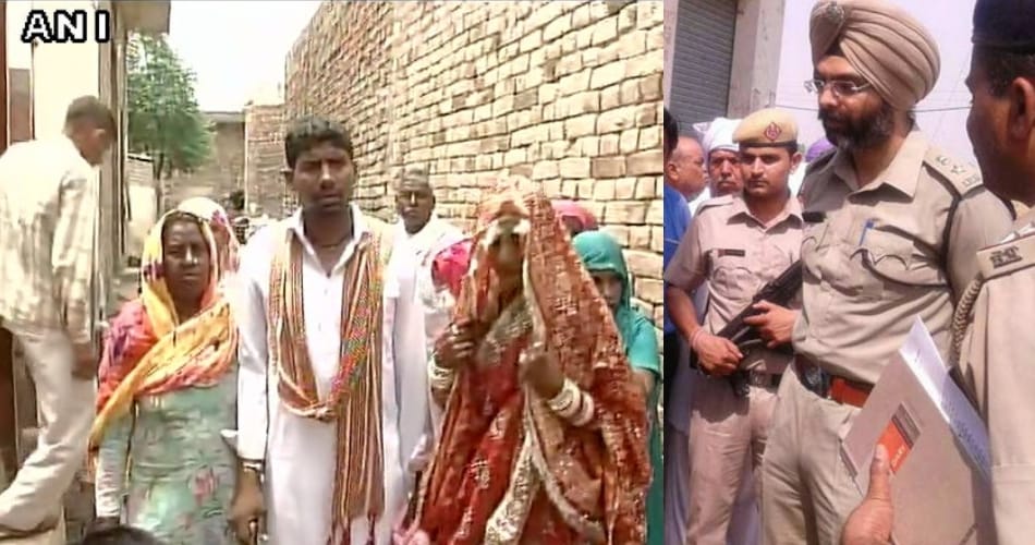 Dalit Groom Procession In Police Guarded, unique marriage, kurukshetra marriage, dalit marriage