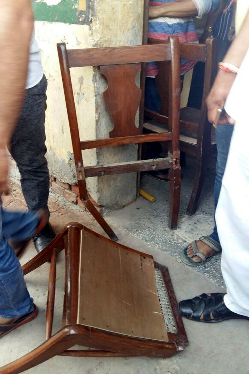 Vikram Enclave all station vandalized after uproar