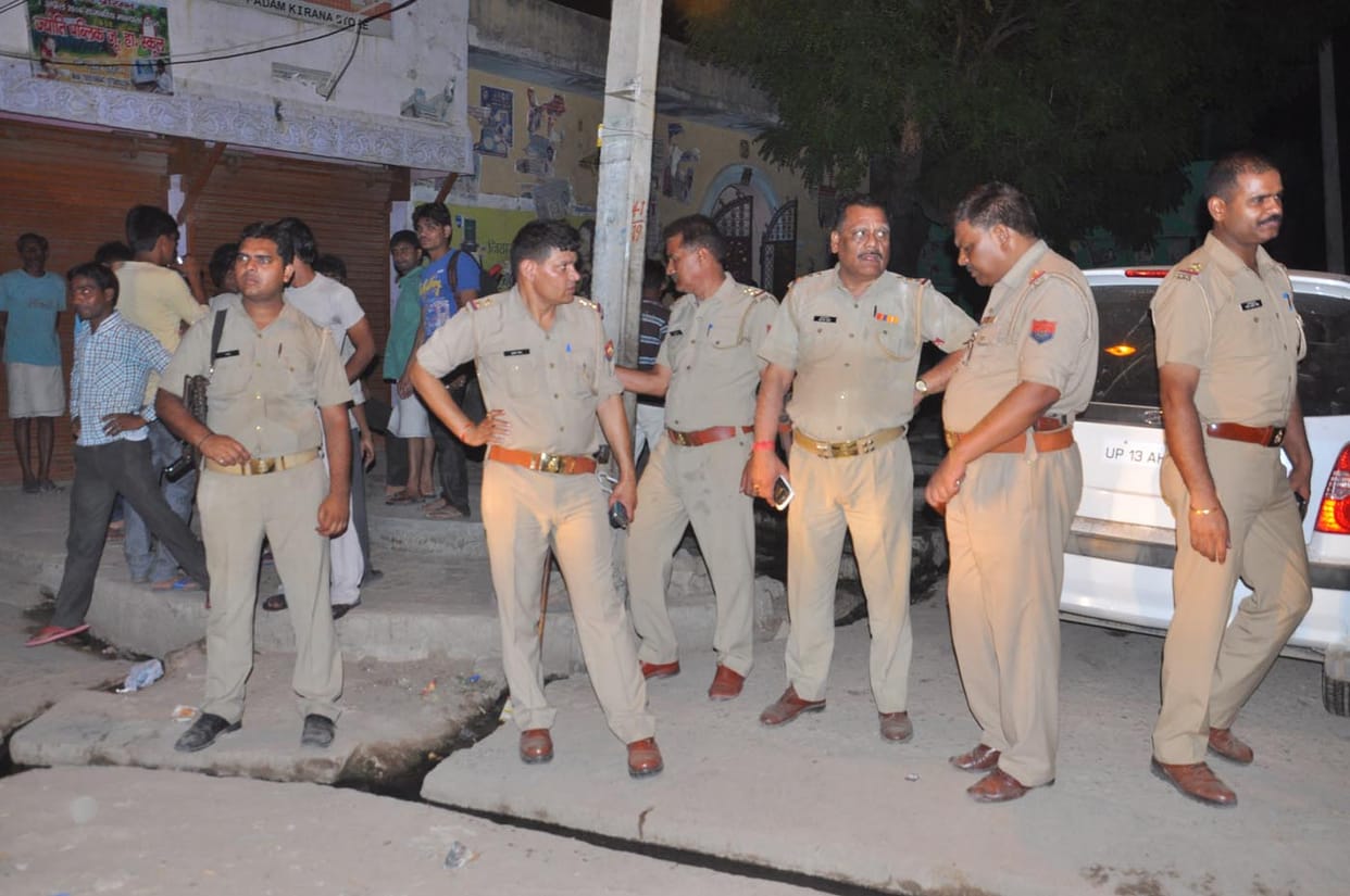 firing in ethnic clashes , police deployed