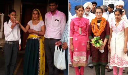INTERVIEW of topper daughters of 10th result of haryana board