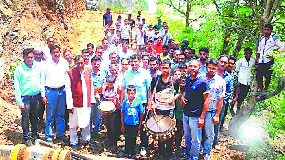 MLA welcomed for road
