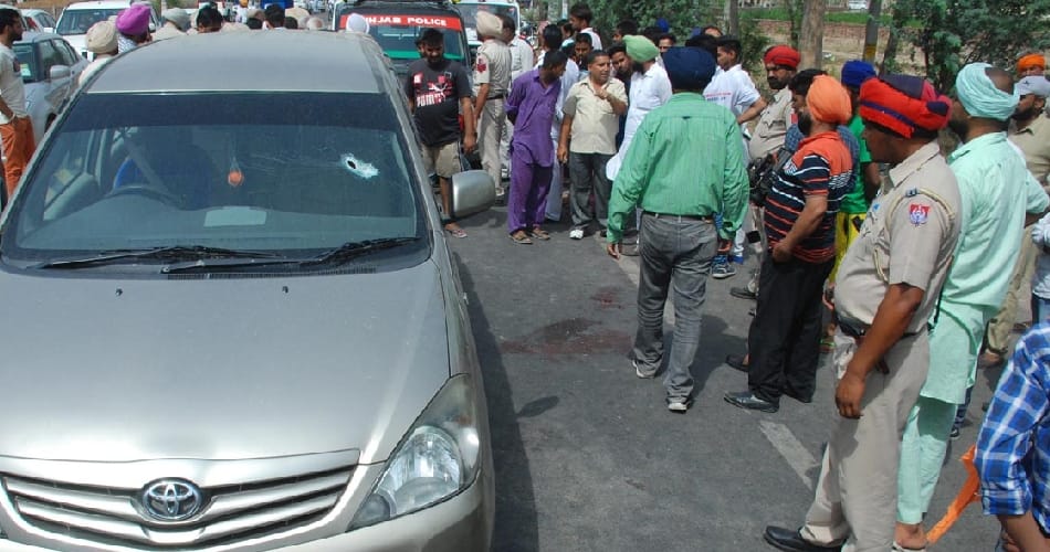 security guard murder and cash van loot, moga cashvan loot, moga murder, moga
