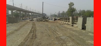 people will face the jam, NH-2 fly over project late 