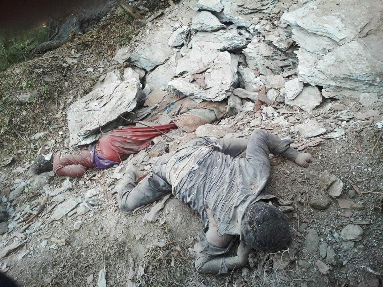 people dead in rock collapse at chakrata
