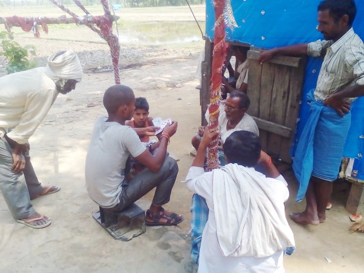 ladies and children participated play of jua