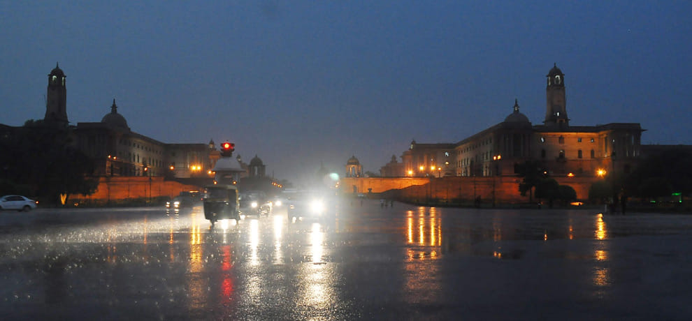 rain changed the weather, big relief from the heat