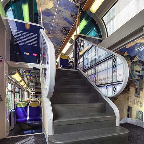 in france, trains are being changed into museums